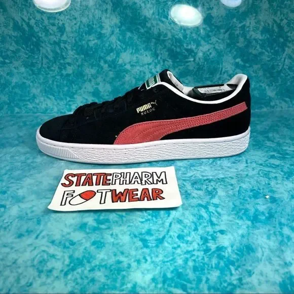 Puma Suede Classic Low 'Black/Paradise Pink' Women’s Shoes - Picture 2 of 5